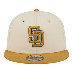 San Diego Padres New Era 2-Tone Color Pack 9FIFTY Snapback Hat - Light Beige/Khaki Hats