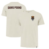 Cleveland Browns '47 Dawg Pound XL Backer Franklin T-Shirt Cream