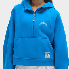Los Angeles Chargers lululemon Women's Scuba Oversized Half-Zip Hoodie Beaming Blue