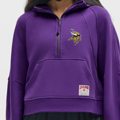 Minnesota Vikings lululemon Women's Scuba Oversized Half-Zip Hoodie College Purple