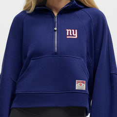 New York Giants lululemon Women's Scuba Oversized Half-Zip Hoodie Larkspur