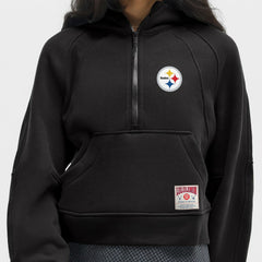Pittsburgh Steelers lululemon Women's Scuba Oversized Half-Zip Hoodie Black