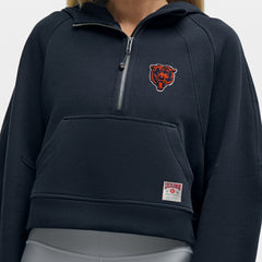 Chicago Bears lululemon Women's Scuba Oversized Half-Zip Hoodie True Navy