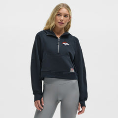 Denver Broncos lululemon Women's Scuba Oversized Half-Zip Hoodie True Navy