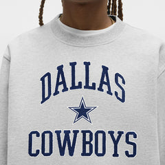 Dallas Cowboys lululemon Steady State Sweatshirt Heathered Silver Drop