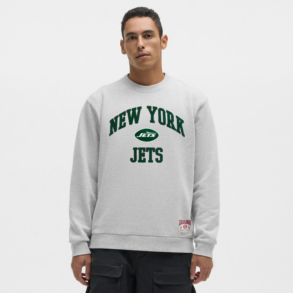 New York Jets lululemon Steady State Sweatshirt Heathered Silver Drop