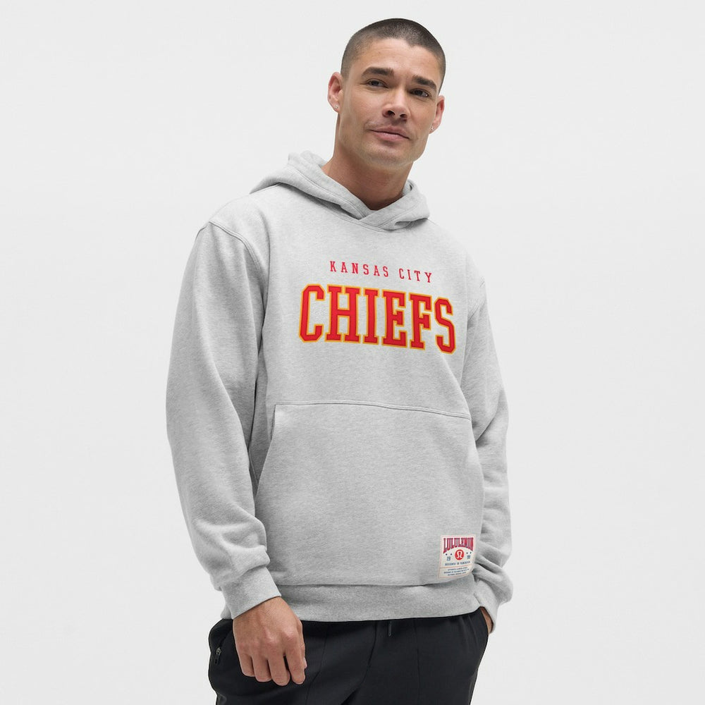 Kansas City Chiefs lululemon Steady State Pullover Hoodie Heathered Silver Drop