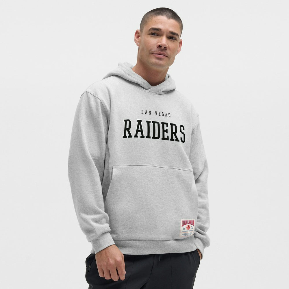 Las Vegas Raiders lululemon Steady State Pullover Hoodie Heathered Silver Drop