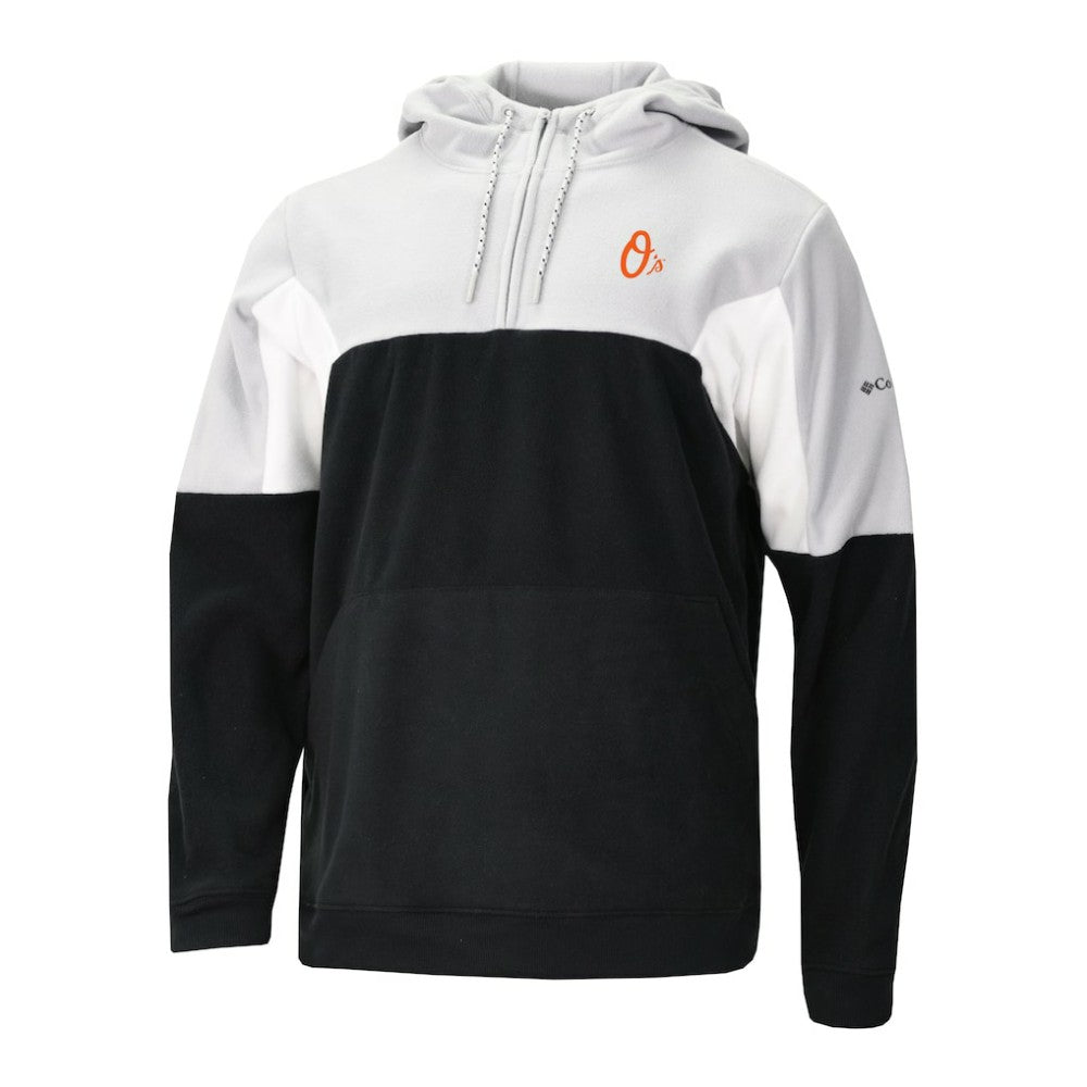 Baltimore Orioles Columbia Men's Lodge Fleece Quarter-Zip Hoodie - Black Hoodies