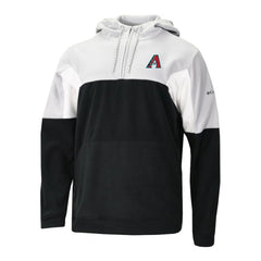 Arizona Diamondbacks Columbia Men's Lodge Fleece Quarter-Zip Hoodie - Black Hoodies