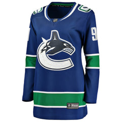 NHL Evander Kane Vancouver Canucks Fanatics Women's Home Breakaway Player Jersey - Blue