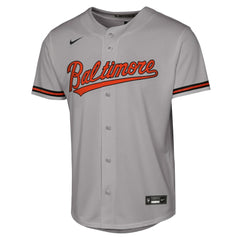 MLB Adley Rutschman Baltimore Orioles Nike Youth Road Replica Jersey - Gray