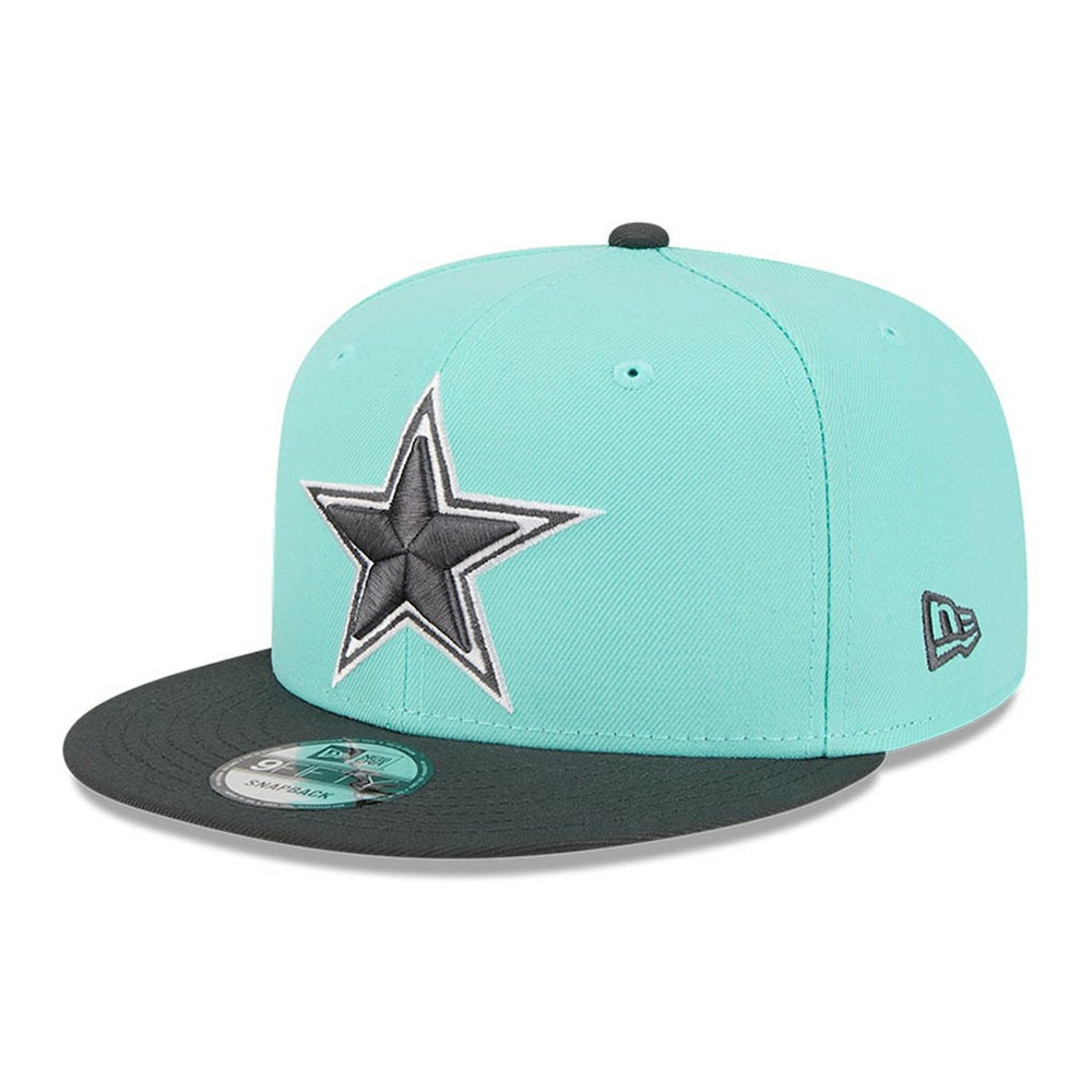 Dallas Cowboys New Era Two-Tone Color Pack 9FIFTY Snapback Hat Light Blue/Navy