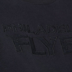 NHL Philadelphia Flyers Mitchell & Ness Phantom Fleece Crew Neck Sweatshirt - Black