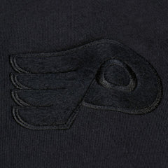 NHL Philadelphia Flyers Mitchell & Ness Phantom Fleece Crew Neck Sweatshirt - Black