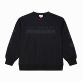 NHL Pittsburgh Penguins Mitchell & Ness Phantom Fleece Crew Neck Sweatshirt - Black