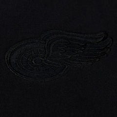 NHL Detroit Red Wings Mitchell & Ness Unisex Phantom Fleece Crew Neck Sweatshirt - Black