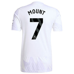 Mason Mount Manchester United 2025/26 Away Replica Player Jersey White