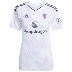 Bruno Fernandes Manchester United Women's 2025/26 Away Replica Player Jersey White