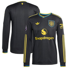 Manchester United 2025/26 Third Long Sleeve Jersey Black