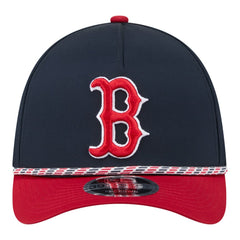 Boston Red Sox New Era Rope M-Crown A-Frame 39THIRTY Flex Hat - Navy/Red Hats