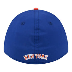 New York Mets New Era Rope M-Crown A-Frame 39THIRTY Flex Hat - Royal/Orange Hats