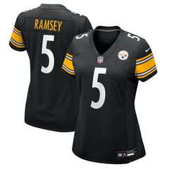 Jalen Ramsey Pittsburgh Steelers Women's Team Game Jersey Black