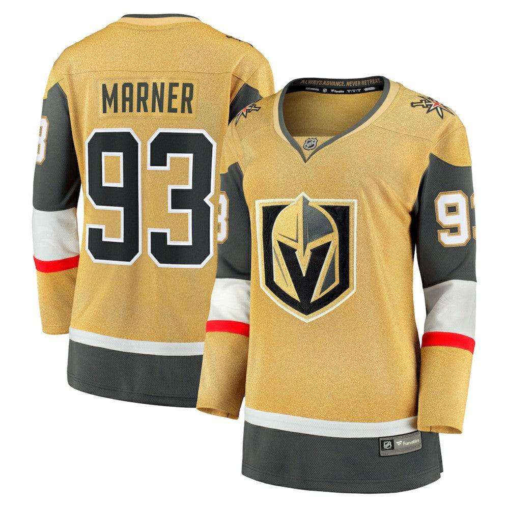 NHL Mitch Marner Vegas Golden Knights Fanatics Women's Home Breakaway Jersey - Gold