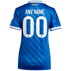 Real Madrid Women's 2025/26 Third Replica Custom Jersey Blue