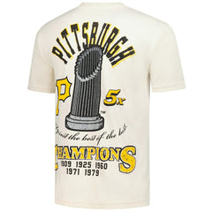 Pittsburgh Pirates Mitchell & Ness Legacy Defined T-Shirt - Cream T-shirts