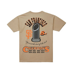 San Francisco Giants Mitchell & Ness Legacy Defined T-Shirt - Cream T-shirts