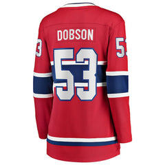 NHL Noah Dobson Montreal Canadiens Fanatics Women's Home Breakaway Jersey - Red