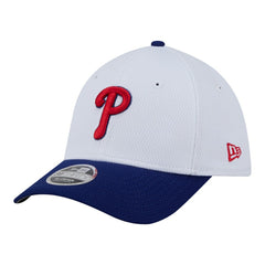 Philadelphia Phillies New Era Youth Baseball 39THIRTY M-Crown Flex Hat - White/Red Hats