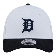Detroit Tigers New Era Youth Baseball 39THIRTY M-Crown Flex Hat - White/Navy Hats