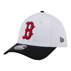 Boston Red Sox New Era Youth Baseball 39THIRTY M-Crown Flex Hat - White/Navy Hats