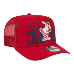 St. Louis Cardinals New Era Youth Logo Fade A-Frame 9FIFTY Snapback Hat - Red Hats