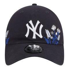 New York Yankees New Era Women's Wildflower Casual Classic Adjustable Hat - Navy Hats