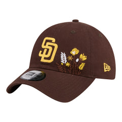 San Diego Padres New Era Women's Wildflower Casual Classic Adjustable Hat - Brown Hats