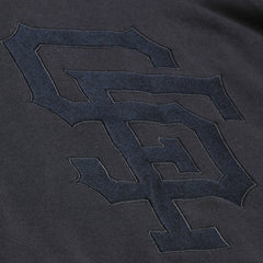 San Francisco Giants Mitchell & Ness Phantom Fleece Crewneck Sweatshirt - Black Sweatshirts