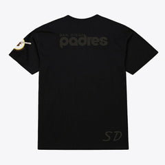 San Diego Padres Mitchell & Ness Cooperstown Collection Phantom T-Shirt - Black T-shirts