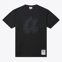 Atlanta Braves Mitchell & Ness Cooperstown Collection Phantom T-Shirt - Black T-shirts