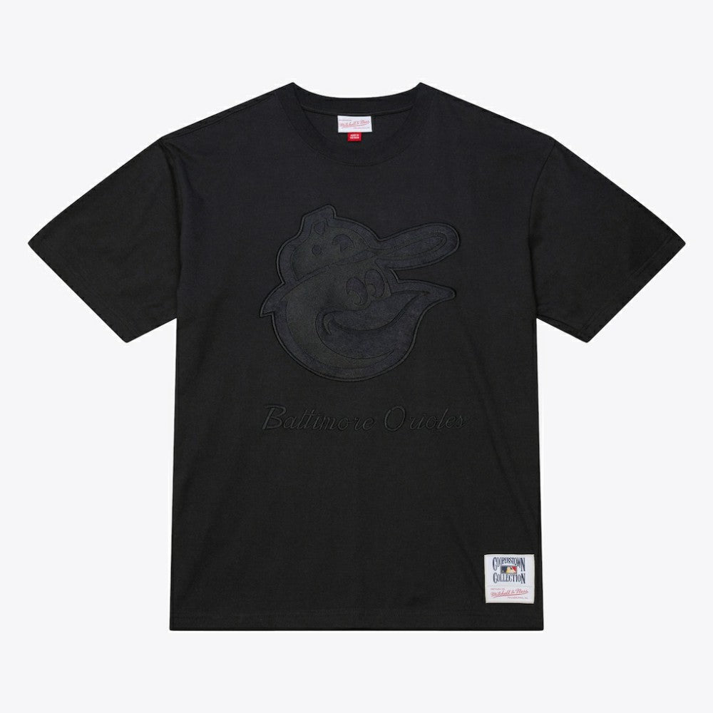 Baltimore Orioles Mitchell & Ness Cooperstown Collection Phantom T-Shirt - Black T-shirts