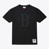 Boston Red Sox Mitchell & Ness Cooperstown Collection Phantom T-Shirt - Black T-shirts