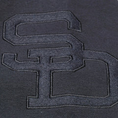 San Diego Padres Mitchell & Ness Phantom Fleece Hoodie - Black Hoodies