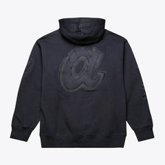Atlanta Braves Mitchell & Ness Phantom Fleece Hoodie - Black Hoodies