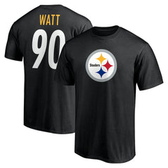 T.J. Watt Pittsburgh Steelers Icon Name & Number T-Shirt Black