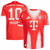 Jamal Musiala Bayern Munich Home 2025/26 Player Jersey Red