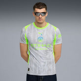 Manchester City 2025/26 Third Replica Jersey Gray/Neon Green