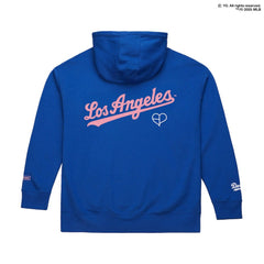 Los Angeles Dodgers Mitchell & Ness x BLACKPINK Pullover Hoodie - Royal - Limited Edition Hoodies
