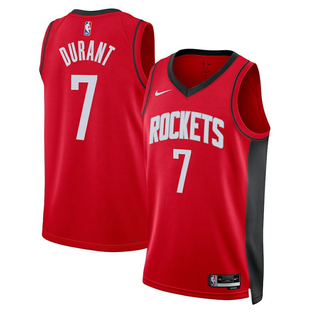 NBA Kevin Durant Houston Rockets Unisex Swingman Player Jersey - Icon Edition - Red